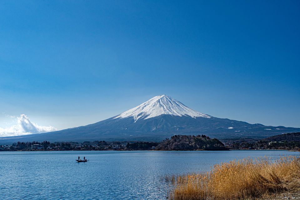 Mt. Fuji across Lake Kawaguchiko